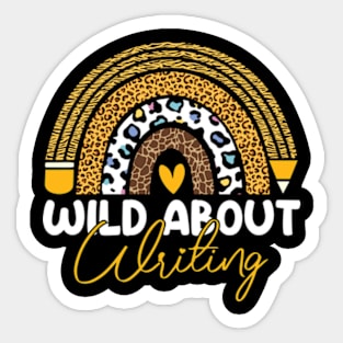 Wild About Writing Sticker